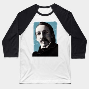 Scottish novelist Robert Louis Stevenson illustration Baseball T-Shirt